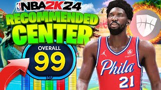 Best Build on NBA 2K24 Two Way Center Build The Anchor Popper [upl. by Affer]