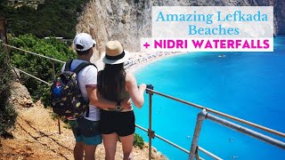 Top Lefkada Beaches  Nidri Waterfalls 🌅🌊🏖💦 [upl. by Anaderol]