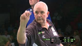 Phil Taylor v McGeeney Seniors Darts Masters 2023 Highlights [upl. by Carmencita]