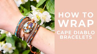 How to Wrap a Cape Diablo Bracelet [upl. by Fernandes]