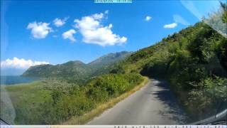 Driving from Virpazar to Ostros Montenegro Lake Skadar National Park [upl. by Andonis948]