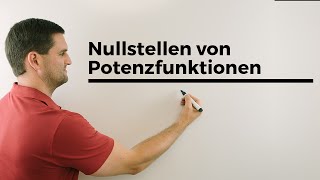 Nullstellen von Potenzfunktionen  Mathe by Daniel Jung [upl. by Paik]