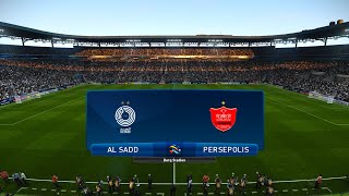 AlSadd vs Persepolis 21102024 AFC Champions League Elite PES 2021 [upl. by Erleena]