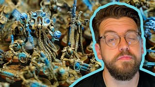 I stayed up for 27 hours to paint a 5000 point Necron army [upl. by Nauqram]