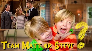 REACTING To Ourselves On FULLER HOUSE  Team Matt or Team Steve 🤔 FUNNY REACTION  Messitt Twins [upl. by Langille]