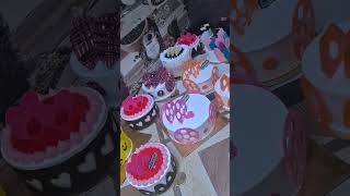 Chocolate garnish cake decoration with 1kg half hello youtube female welcome to my new short video [upl. by Cristy581]