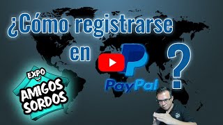 ¿Cómo registrarse en paypal [upl. by Primaveria]