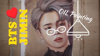 Oil Painting  BTS Jimin [upl. by Aihsena]