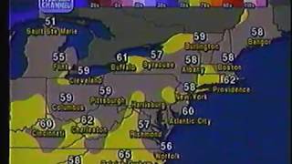 Weather Channel satellite forecast 1996 [upl. by Atelra]