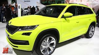 NEW SKODA KODIAQ 2017  PARIS AUTOSHOW 2016 [upl. by Aranaj]