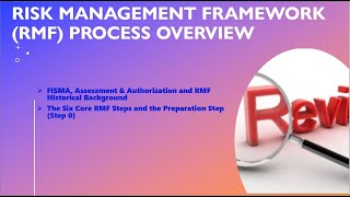 FISMA Law AampA Process and RMF Process Overview and Summary [upl. by Kelwin]