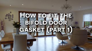 How to fit the bifold door gasket  Part 1 [upl. by Roscoe]