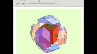 Rhombic Triacontahedron Built on a Cube [upl. by Faythe]