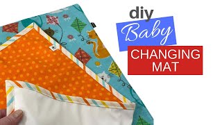 How To Sew A Baby Waterproof Changing Mat [upl. by Atiuqnahs954]