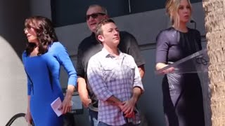 Married w Children Reunion Katey Sagal Walk of Fame [upl. by Ennad]