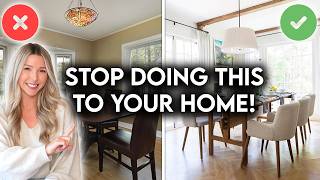 10 COMMON INTERIOR DESIGN MISTAKES  HOW TO FIX THEM [upl. by Aziul946]