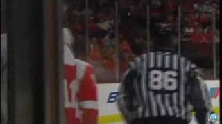 Johan Franzen Rips Out Patrick Kanes Mouthguard [upl. by Cheria]