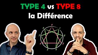 Type 4 vs Type 8 Ennéagramme  Différences [upl. by Etnuhs]