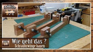 Schraubzwingen aus Holz⁉️WIE GEHT DENN DAS [upl. by Anitsyrc]