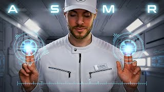 ASMR Sleep Clinic in Outer Space – The Future of Sleep Technology SciFi [upl. by Eisned518]