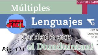 quot¡Cuidado con el Dtundtucanquot Múltiples lenguajes 5to grado Audiolibro Nuevos libros 2023 [upl. by Ayikahs]