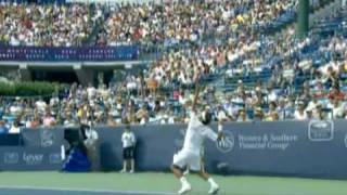 Roger Federer  Super Slow Motion Serve [upl. by Asylla887]