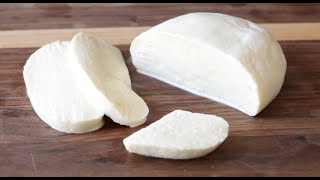 How to Make Mozzarella Cheese 2 Ingredients Without Rennet  Homemade Cheese Recipe [upl. by Rico]