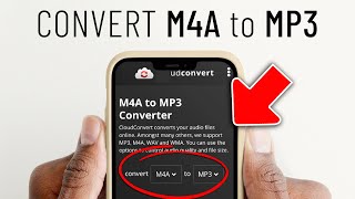 How To Convert m4a to mp3 online fast [upl. by Atsirk]