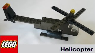 LEGO Helicopter MOC Build Simple  Lego MOC Ideas [upl. by Ciredec670]