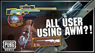 AWM vs AWMS😶 MOST INTENSE SNIPING MATCH  PUBG MOBILE [upl. by Ehrlich]