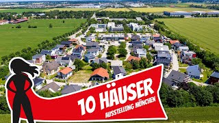 Top 10 Fertighäuser im Musterhauspark Bauzentrum Poing bei München  Hausbau Helden [upl. by Schalles]