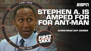 Stephen A is AMPED to see Anthony Edwards play on Christmas  Tatum DISRESPECTED  First Take [upl. by Uis]