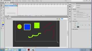 Vector Drawing Tools in Flash CS6  Beginner [upl. by Erinn742]