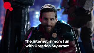 Internet is more fun with Ooredoo Supernet and Messi [upl. by Mackey]