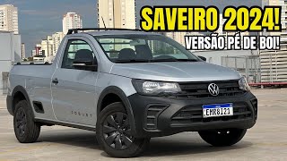 NOVA SAVEIRO 2024  A VERSÃO PÉ DE BOI É MELHOR QUE A FIAT STRADA [upl. by Mcculloch513]