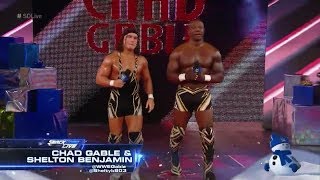 Chad Gable amp Shelton Benjamin Entrance  SmackDown Live December 26 2017 [upl. by Dyraj381]