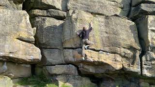 Crucifix Arête f6A Almscliffe [upl. by Adlay]