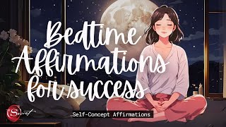 REPROGRAM YOUR MIND WITH BEDTIME AFFIRMATIONS FOR SUCCESS amp CONFIDENCE 432HZ  I AM FORMAT🦋✨ [upl. by Llyrad]