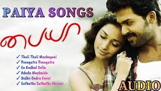 Paiya Movie Songs  paiya jukebox  Yuvan Shankar Raja hits  Karthi  Tamanna  Full Audio Songs [upl. by Nahum]