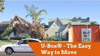 UBox®  The Easy Way to Move or Store [upl. by Sill]