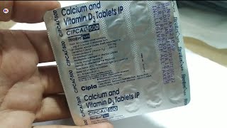 Cipcal 500 tablet  calcium 500mg amp Vitamin D3 250 IU tablet  Cipcal 500 tablet review in Hindi [upl. by Dodwell]