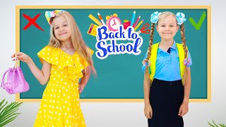 Diana and Roma show School rules  New Back to School story [upl. by Donnamarie441]