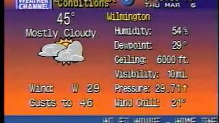 Weather Channel local forecast with errors 1997 [upl. by Eirlav]