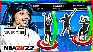 NEW BEST JUMPSHOT FOR EVERY ARCHETYPE  NON STOP GREENLIGHTS😳 NBA 2K22 [upl. by Kohcztiy117]