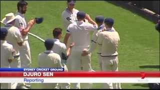 Sean Abbott Returns  7News  12th December 2014 [upl. by Tadeo]