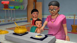 ಅಜ್ಜಿ ಅಜ್ಜಿ ಅಜ್ಜಿ  Grandma Song  Kannada Rhymes for Children  Infobells [upl. by Ahsinroc516]