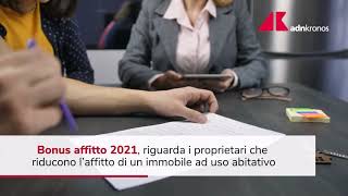 Bonus affitto 2021 fino al 6 settembre si può presentare domanda [upl. by Mahla]