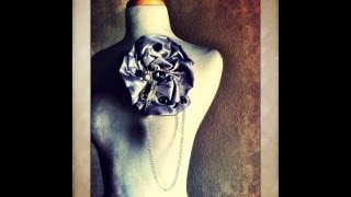 DiY Your own fabric corsage from your scraps [upl. by Ellsworth]