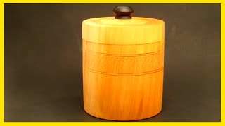 Woodturn a Kitchen Canister Pt 2 [upl. by Coraline]