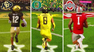 Scoring A Touchdown With The Top Rated Players In College Football 25 [upl. by Fransen]